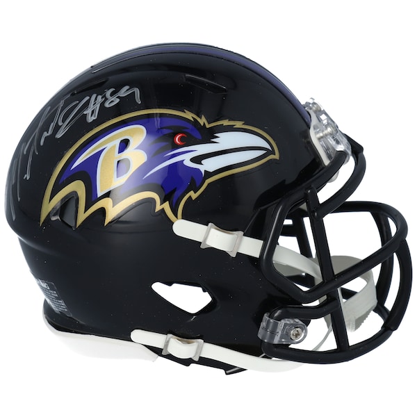 Odell Beckham Jr. Baltimore Ravens Autographed Riddell Speed Replica Helmet