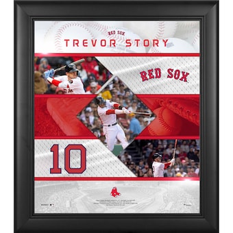 Nike Men's Boston Red Sox Trevor Story #10 Navy T-Shirt