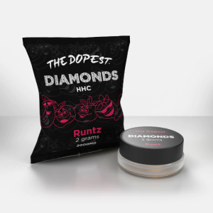 THE DOPEST HHC CONCENTRATES RUNTZ - 2 GRAMS HHC DIAMONDS