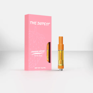 THE DOPEST HHC CARTRIDGE - STRAWBERRY SHORTCAKE | INDICA HHC VAPE