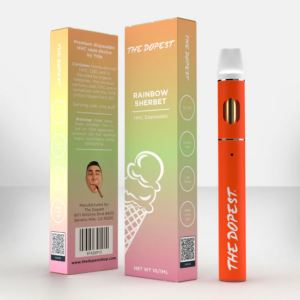 THE DOPEST HHC DISPOSABLE - RAINBOW SHERBET | HYBRID HHC VAPE