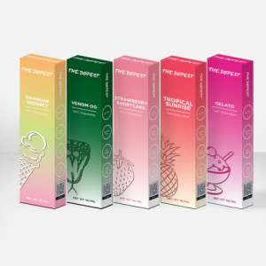 THE DOPEST VARIETY 5-PACK #2 - HHC DISPOSABLES