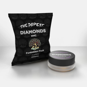 THE DOPEST HHC CONCENTRATES FORBIDDEN FRUIT - 2 GRAMS HHC DIAMONDS