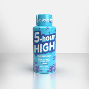 THE DOPEST HHC SYRUP 5 HOUR HIGH: 200MG BLUE RASPBERRY HHCP + HHC SYRUP