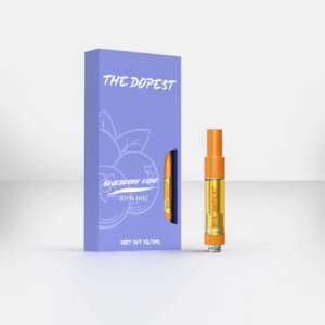 THE DOPEST HHC CARTRIDGE - BLUEBERRY KUSH | INDICA HHC VAPE
