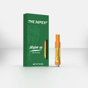 THE DOPEST HHC CARTRIDGE - VENOM OG | INDICA HHC VAPE