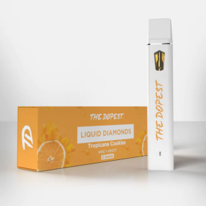 THE DOPEST TROPICANA COOKIES 2G LIQUID DIAMONDS HYBRID DISPOSABLE