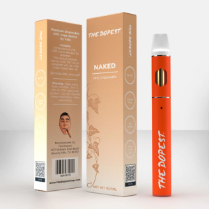 THE DOPEST HHC DISPOSABLE VAPE - NAKED (NO FLAVORED TERPENES)