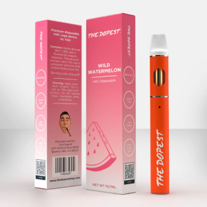 THE DOPEST HHC DISPOSABLE - WILD WATERMELON | INDICA HHC VAPE