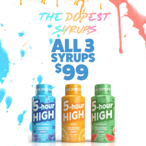THE DOPEST HHC SYRUP VARIETY 3-PACK: 200MG HHCP + HHC SYRUP