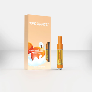 THE DOPEST HHC CARTRIDGE - PEACHES & CREAM | SATIVA HHC VAPE
