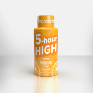 THE DOPEST HHC SYRUP 5 HOUR HIGH: 200MG ORANGE HHCP + HHC SYRUP