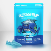 THE DOPEST HHC GUMMIES BLUE RAZZ SHARKS - 1OOOMG