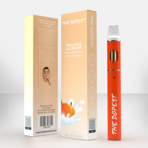 THE DOPEST HHC DISPOSABLE - PEACHES & CREAM | SATIVA